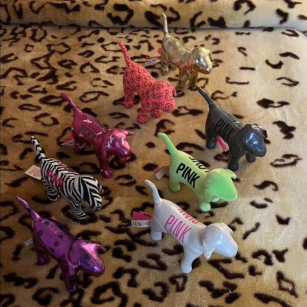 PINK Victoria's Secret Dog Figurine Collection